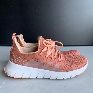 Adidas Asweego Running Shoes Women’s Size 8.5 Pink White Athletic‎ Sneakers